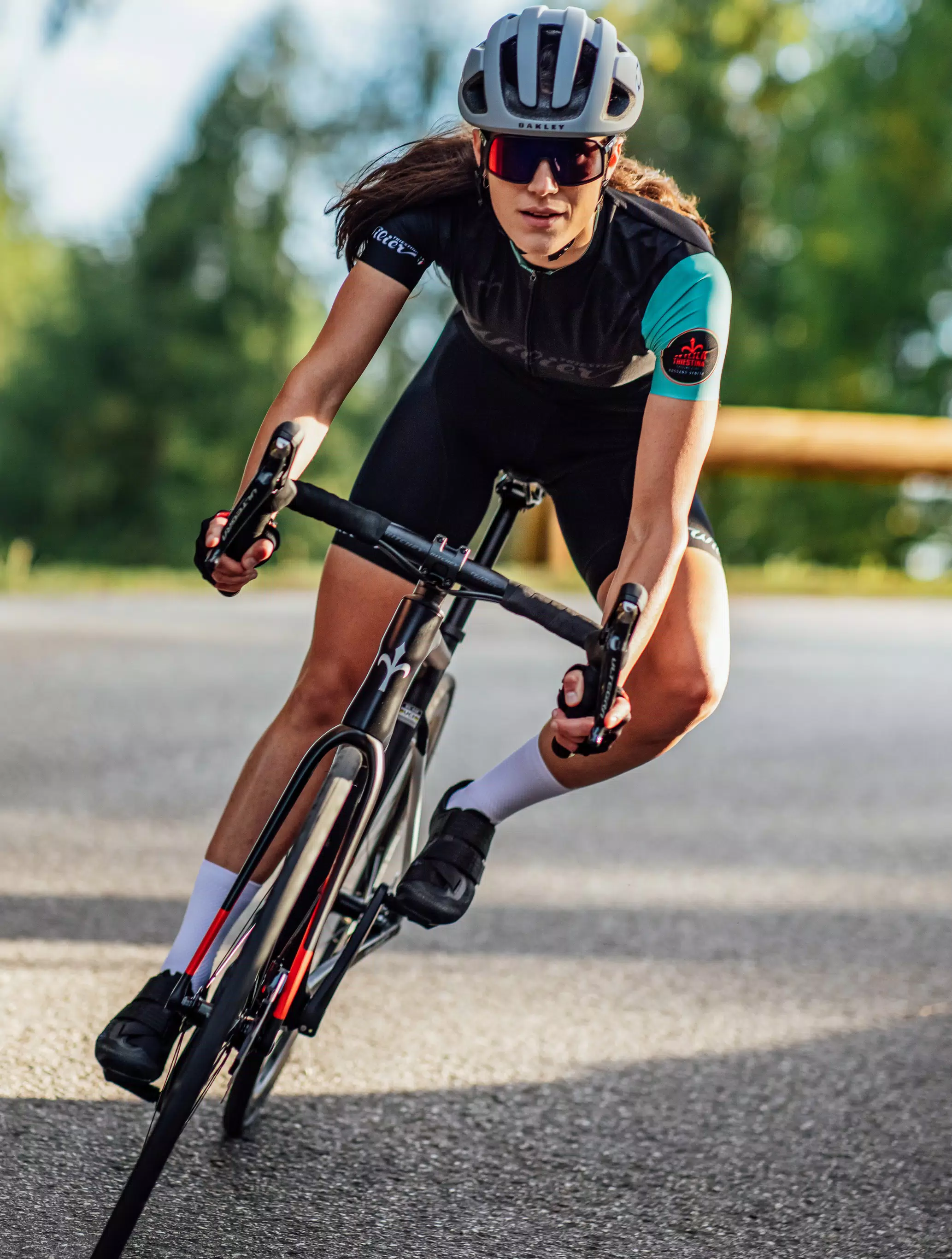 Maillot mujer Wilier Cycling Club negra