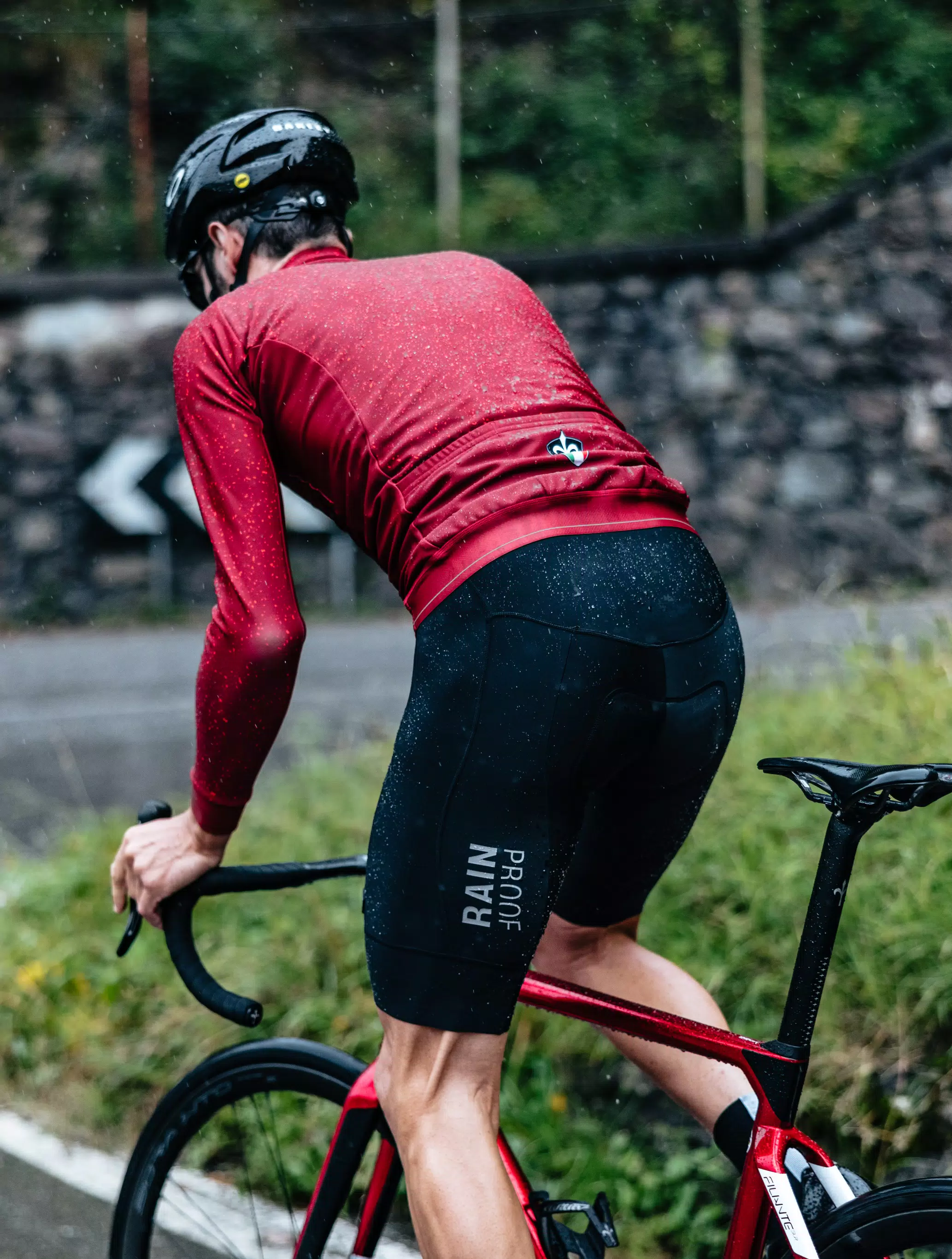 Long sleeve jersey Kosmos red