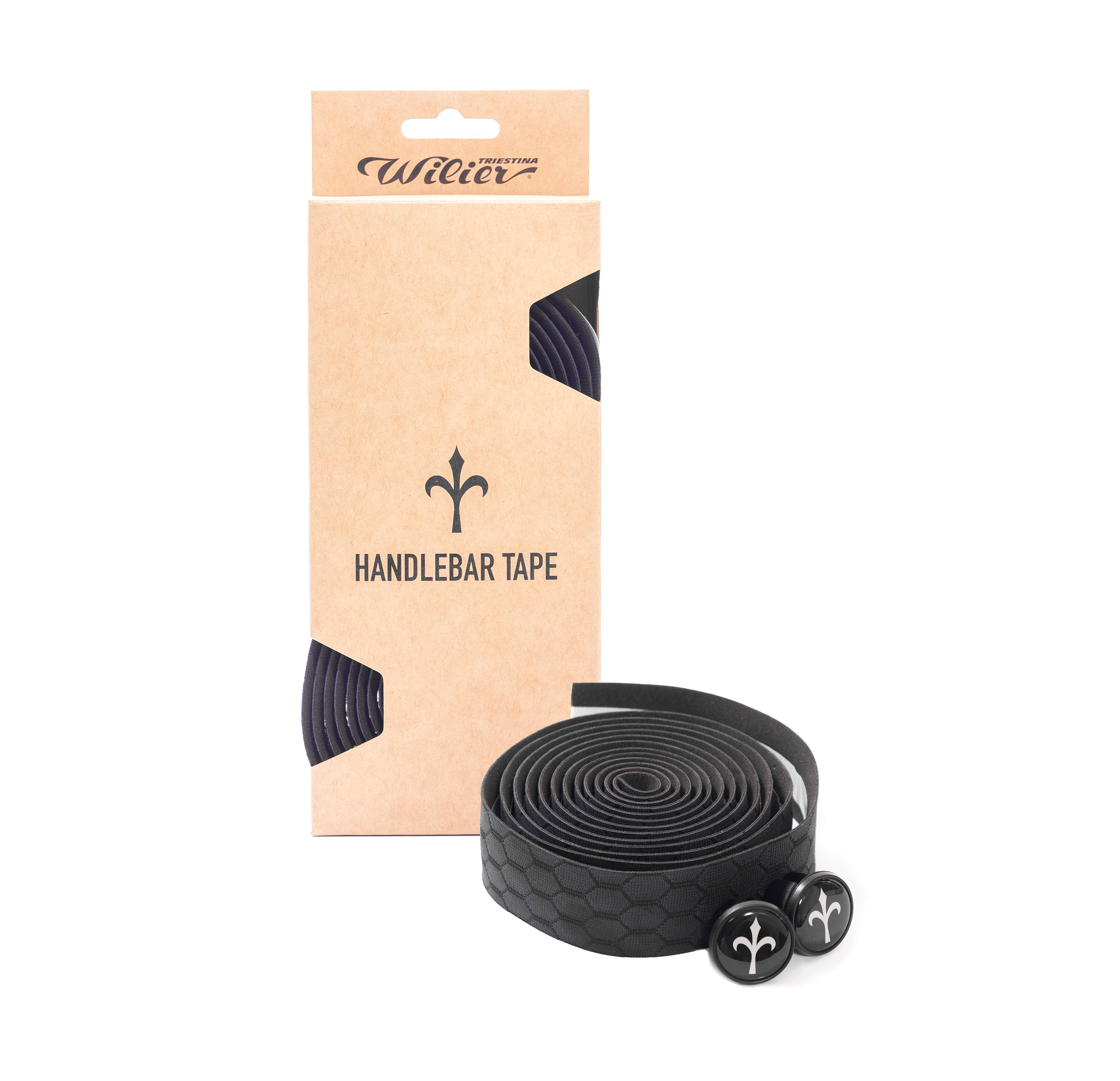 Black non-slip handlebar tape - Honey